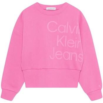 Vêtements Fille Sweats Calvin Klein new Jeans IG0IG02300 Rose