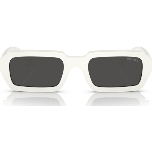 Prada Eyewear Verspiegelte Sonnenbrille Schwarz Lunettes de soleil Prada Occhiali da Sole  PR A12S 17K08Z Blanc