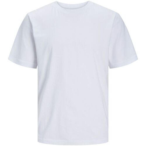 Vêtements Homme T-shirts & Polos Jack & Jones 12251351 SPENCER-WHITE Blanc