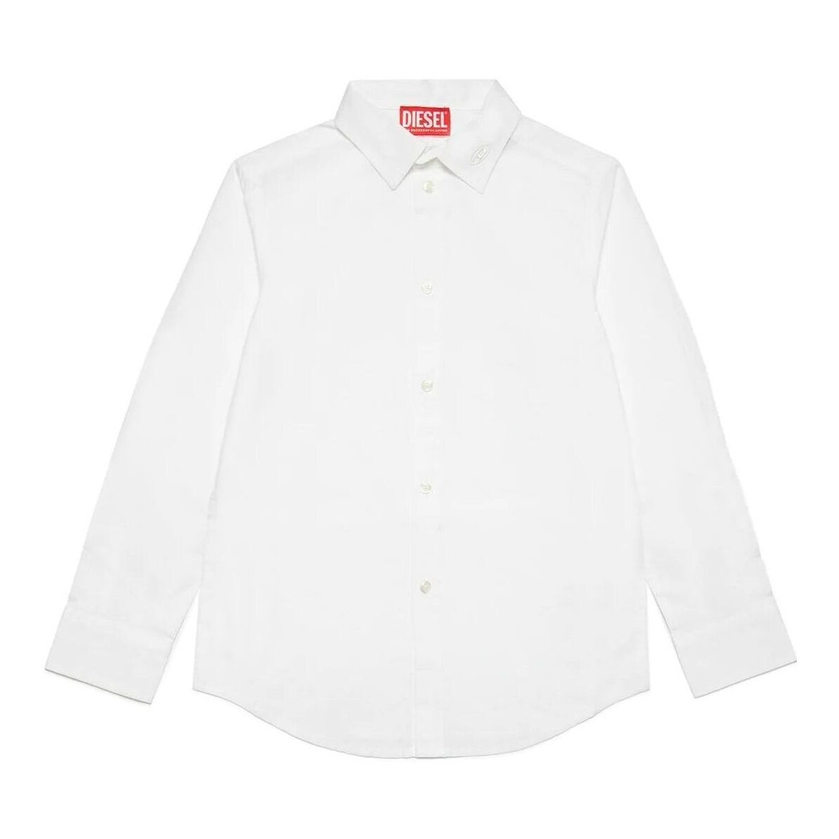Vêtements Garçon Chemises manches longues Diesel J01746-KXBA8 - CPING-K100 Blanc