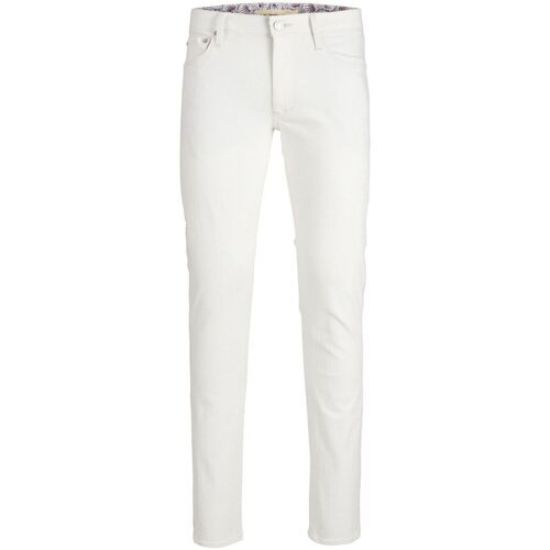 Vêtements Homme Pantalons Jack & Jones 12253109 GLENN-LILY WHITE Blanc