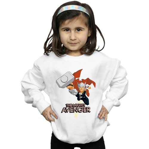 Vêtements Fille Sweats Marvel Thor The Mighty Avenger Blanc