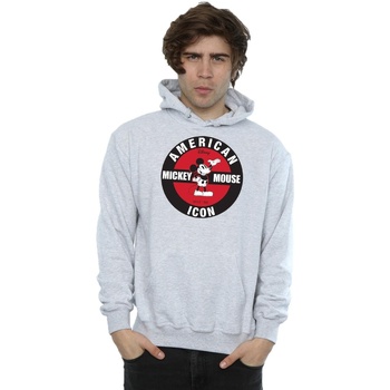 Vêtements Homme Sweats Disney Mickey Mouse American Icon Gris