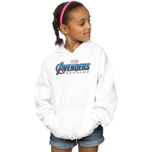 Vêtements Fille Sweats Marvel Avengers Endgame Logo Blanc