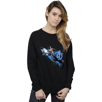 Vêtements Femme Sweats Marvel Avengers Thor Splash Noir