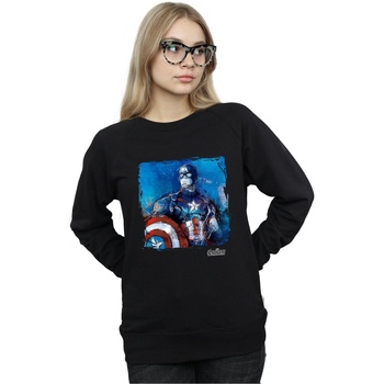Vêtements Femme Sweats Marvel Captain America Art Noir