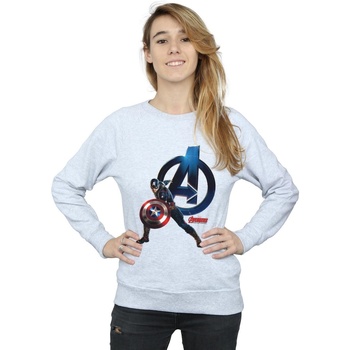 Vêtements Femme Sweats Marvel Captain America Pose Gris