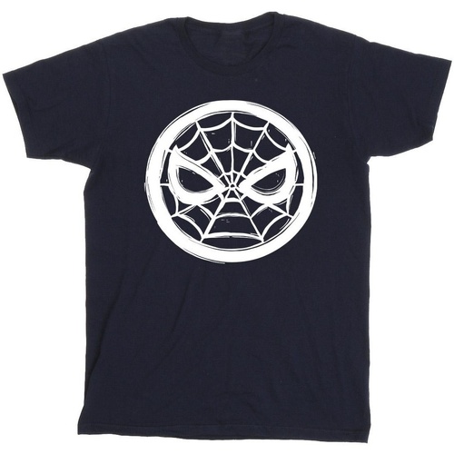 Vêtements Fille T-shirts manches longues Marvel Spider-Man Chest Logo Bleu