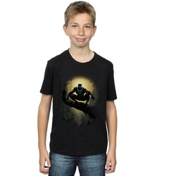 Vêtements Garçon T-shirts manches courtes Marvel Black Panther Crouching Noir
