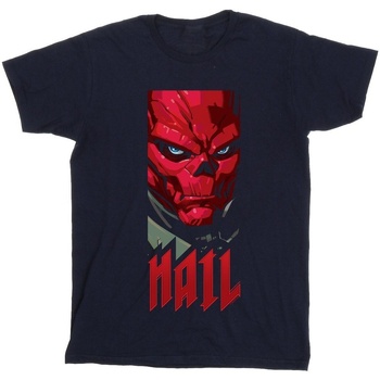 Vêtements Garçon T-shirts manches courtes Marvel Avengers Hail Red Skull Bleu