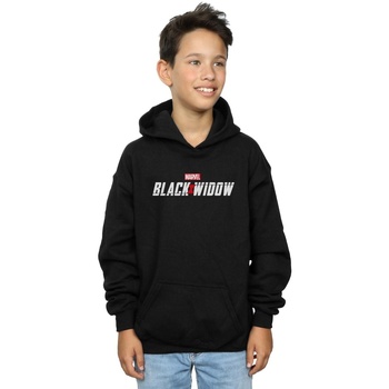 Vêtements Garçon Sweats Marvel Black Widow Movie Logo Noir