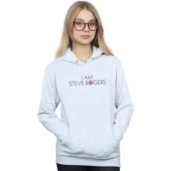 Vêtements Femme Sweats Marvel Avengers Infinity War I Am Steve Rogers Gris