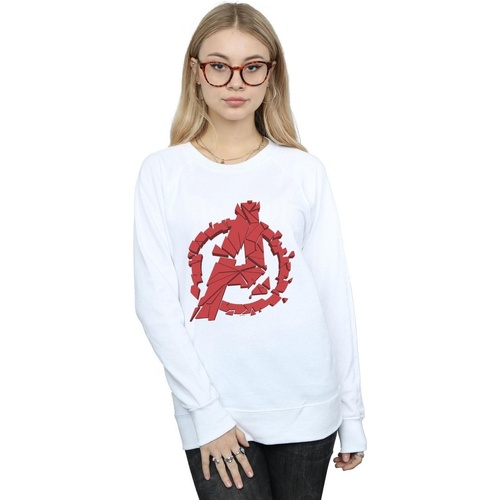 Vêtements Femme Sweats Marvel Avengers Endgame Shattered Logo Blanc