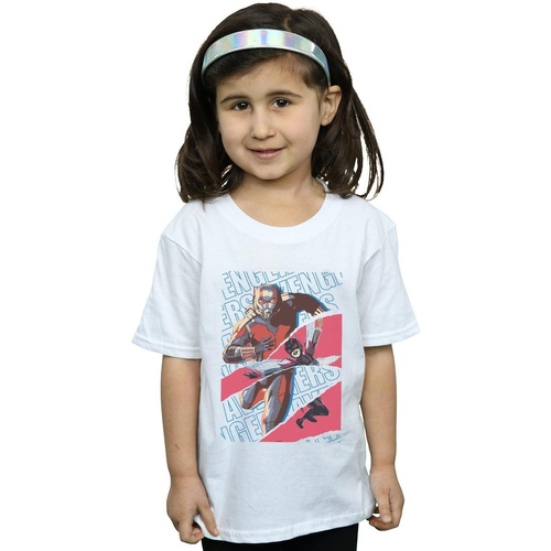 Vêtements Fille T-shirts manches longues Marvel Avengers Ant-Man And The Wasp Collage Blanc