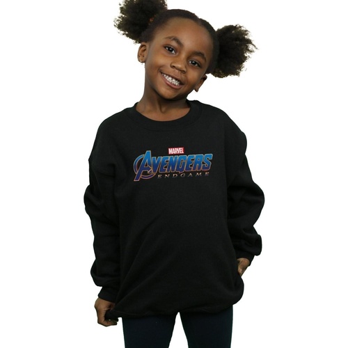 Vêtements Fille Sweats Marvel Avengers Endgame Logo Noir