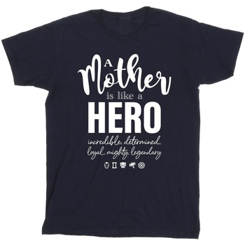 Vêtements Fille T-shirts manches longues Marvel Avengers Mother Hero Bleu