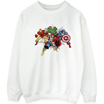 Vêtements Homme Sweats Marvel Avengers Team Santa Blanc