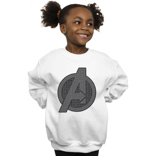 Vêtements Fille Sweats Marvel Avengers Endgame Iconic Logo Blanc