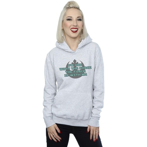 Vêtements Femme Sweats Disney Rogue One I'm One With The Force Green Gris