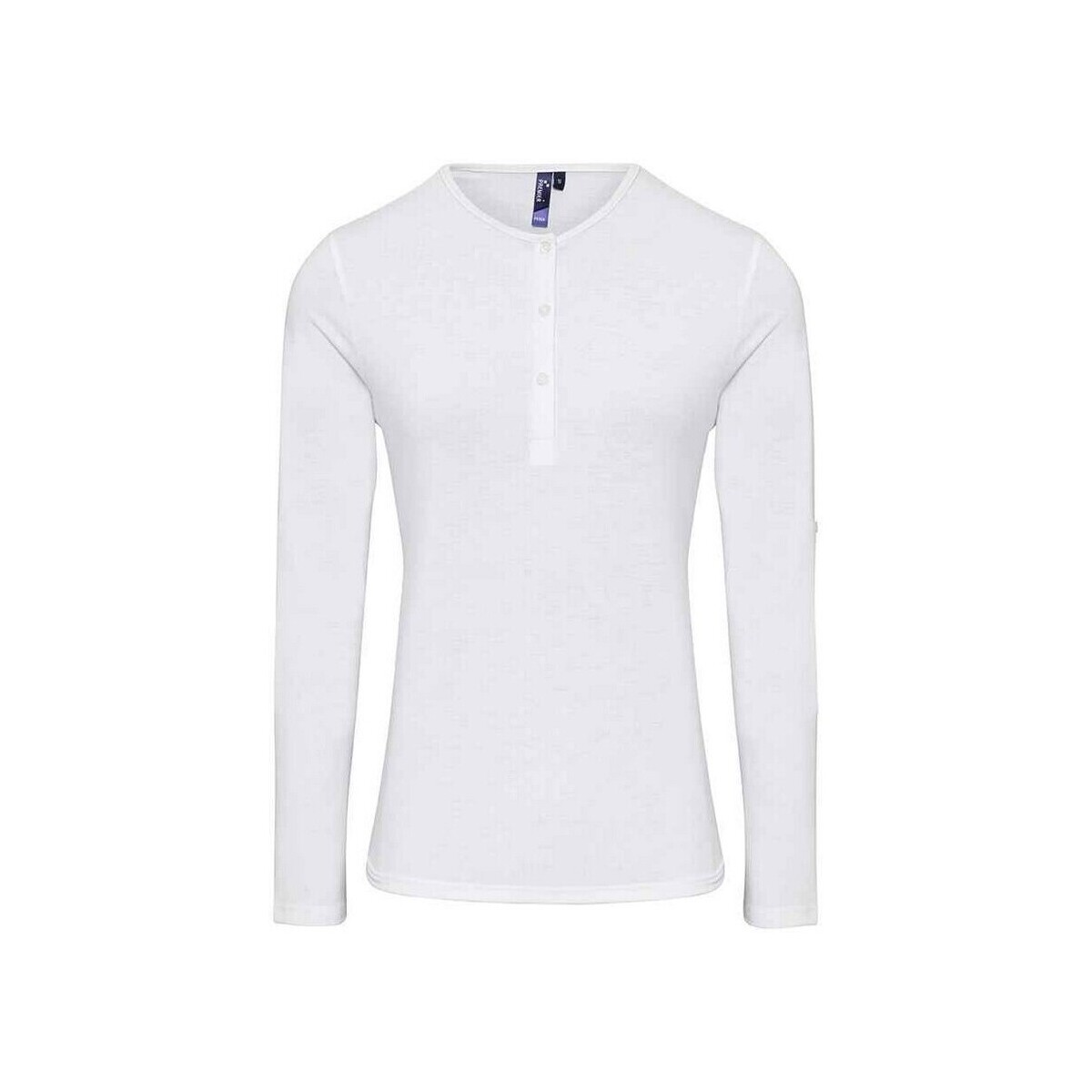 Vêtements Femme T-shirts manches longues Premier PR318 Blanc