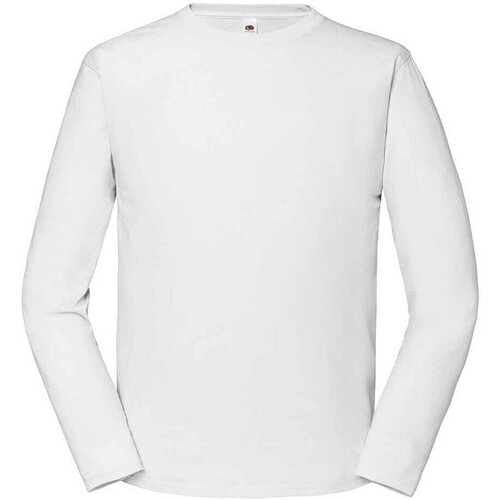 Vêtements T-shirts manches longues Fruit Of The Loom SS624 Blanc
