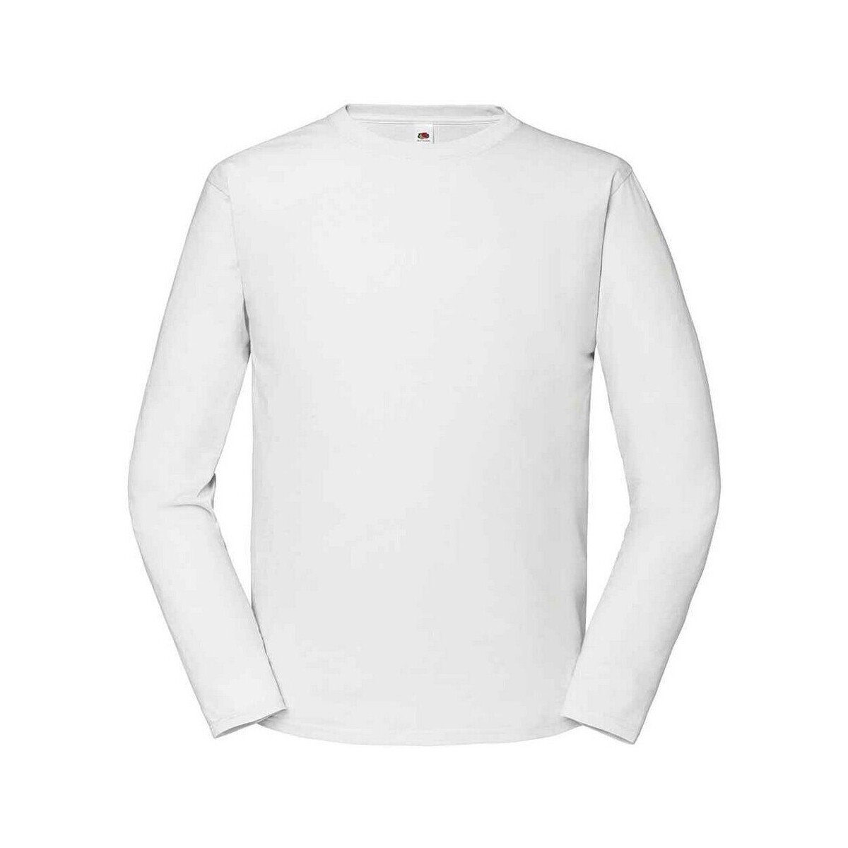 Vêtements T-shirts manches longues Fruit Of The Loom Iconic 195 Premium Blanc