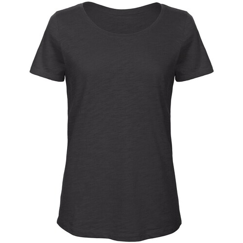 Vêtements Femme T-shirts manches longues B&c B120F Noir