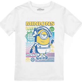 Minions Party Poster Blanc