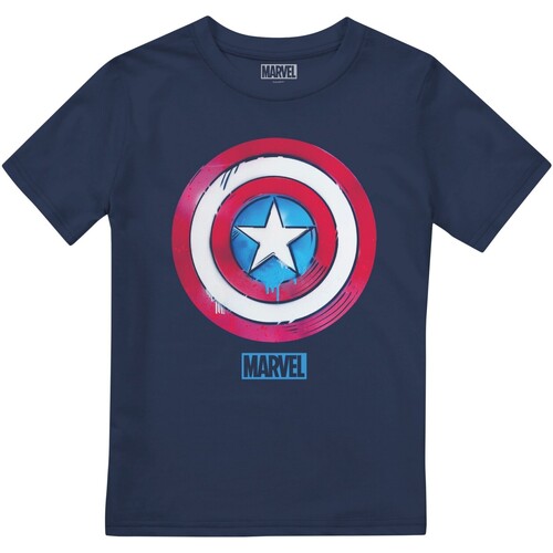 Vêtements Enfant T-shirts manches courtes Captain America TV2697 Bleu