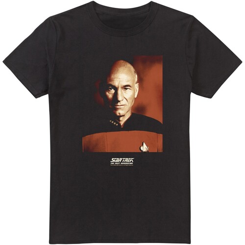 Vêtements Homme T-shirts manches longues Star Trek Picard Noir