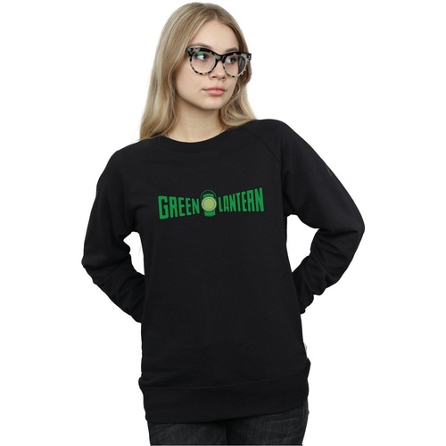 Vêtements Femme Sweats Dc Comics Green Lantern Text Logo Noir