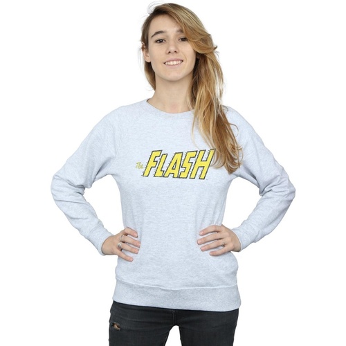 Vêtements Femme Sweats Dc Comics Flash Crackle Logo Gris