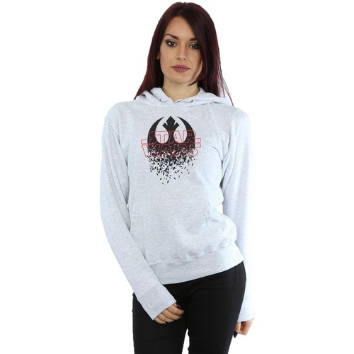 Vêtements Femme Sweats Disney The Last Jedi Shattered Emblem Gris