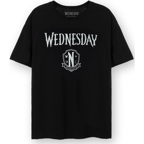 Vêtements Femme T-shirts manches longues Wednesday NS7596 Noir
