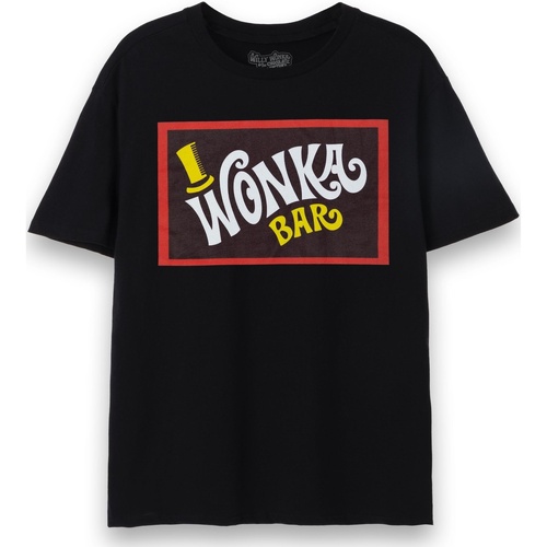 Vêtements T-shirts manches longues Willy Wonka NS7608 Noir