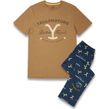 Vêtements Homme Pyjamas / Chemises de nuit Yellowstone NS7617 Bleu