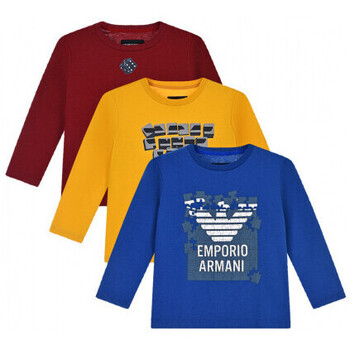 Vêtements Femme Broches / Epingles Emporio Armani PACK 3 MAGLIE STAMPA GAMES  6HHD214J09Z10917 