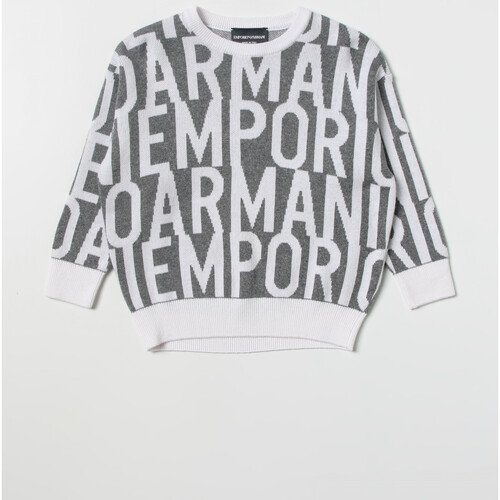 Vêtements Femme Armani Jeans Portfele i etui na karty Armani jeans EMPORIO ARMANI MAGLIA CON LETTERING ALL OVER Art. 6L4M59 