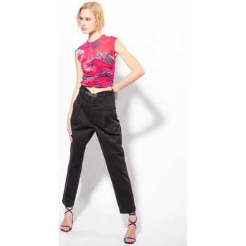 Paisley-print Silk-twill Shorts Womens Pink Print