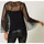 Vêtements Femme Jeans 3/4 & 7/8 Twin Set BLUSA IN TULLE PLUMETIS RICAMATO Art. 232TP2103 