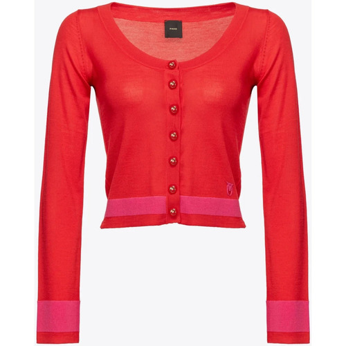 Vêtements Femme Soutenons la formation des Pinko CARDIGAN MOD. MIDORI Art. 1G181XA02M Rouge