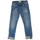 Vêtements Femme Jeans 3/4 & 7/8 Manuel Ritz Jeans Con Strappi MR0568 
