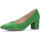 Chaussures Femme Escarpins Gabor Escarpins en cuir velours à talon décroché bloc Vert