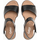 Chaussures Femme Via Roma 15 Gabor Sandales en cuir velours à talon compensé Noir
