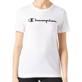 Vêtements Femme T-shirts manches courtes Champion 114911-WW001 Blanc