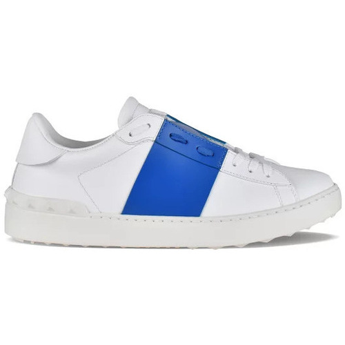 Chaussures Homme Baskets mode Valentino buttons Baskets Open Blanc