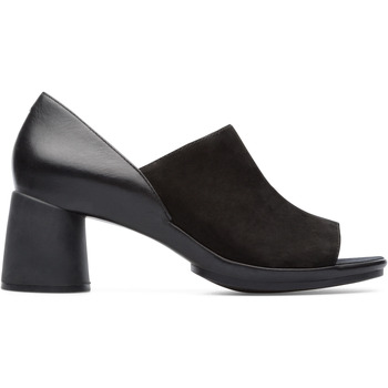 Chaussures Femme Sandales et Nu-pieds Camper Sandales à talon cuir Upright Sandal Noir