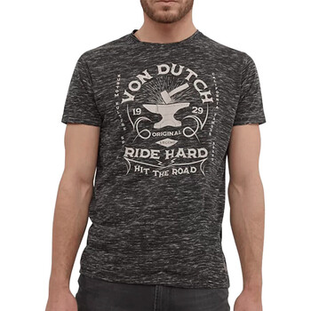 Vêtements Homme T-shirts manches courtes Von Dutch VD/TRC/HIT Noir