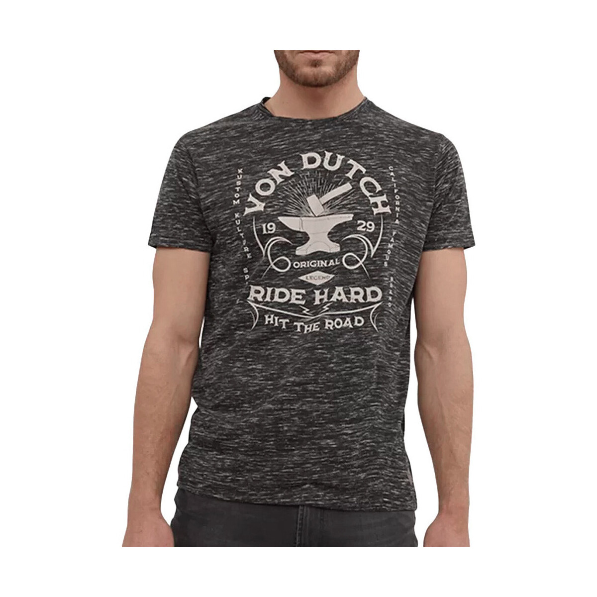 Vêtements Homme T-shirts & Polos Von Dutch VD/TRC/HIT Noir