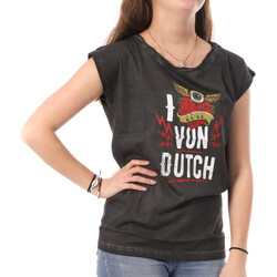 Vêtements MSGM T-shirts manches courtes Von Dutch VD/TRC/LOVE Noir